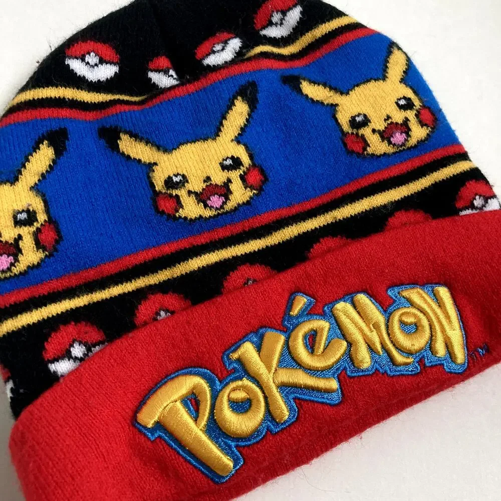 Pokemon Knit Cuff Beanie Kids Youth